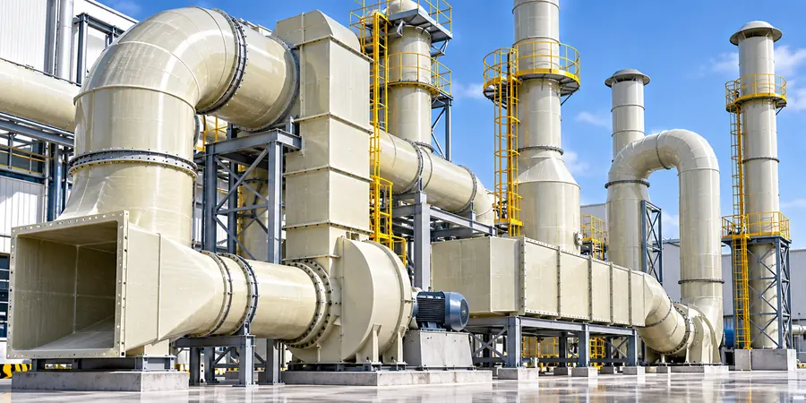 Stacks & ducting — FRP application for vinyl ester resin
