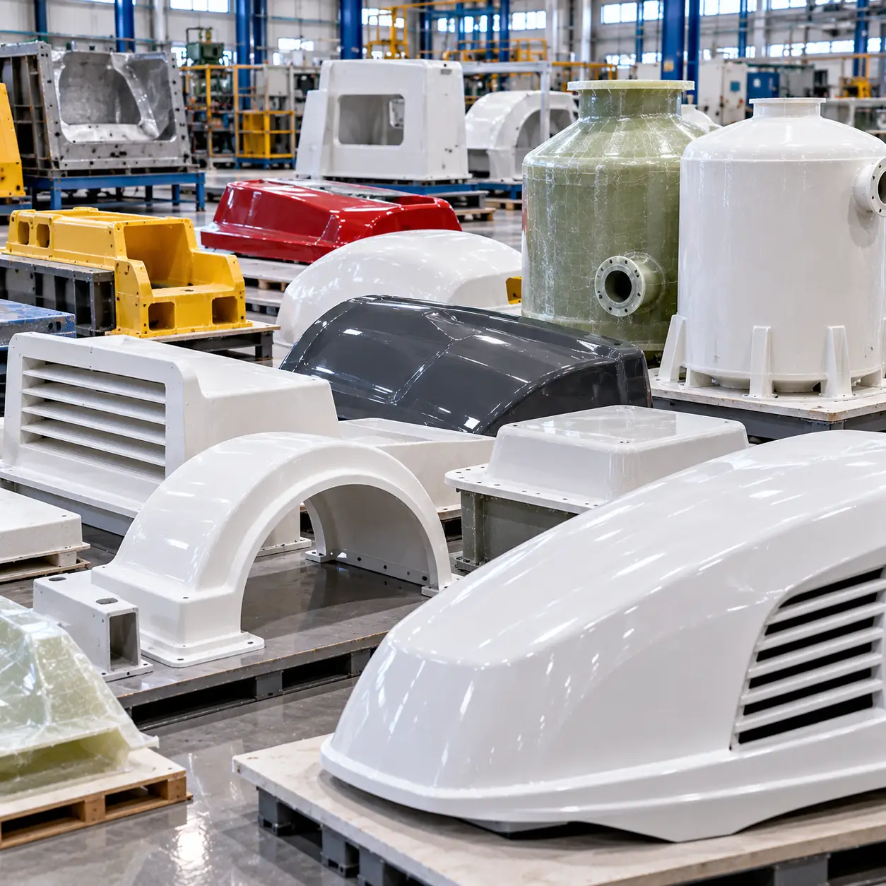 Moulded Components — application of CREST resins