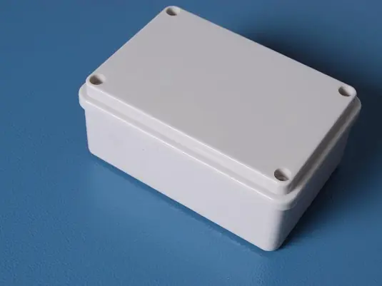 Moulded composite electrical junction box
