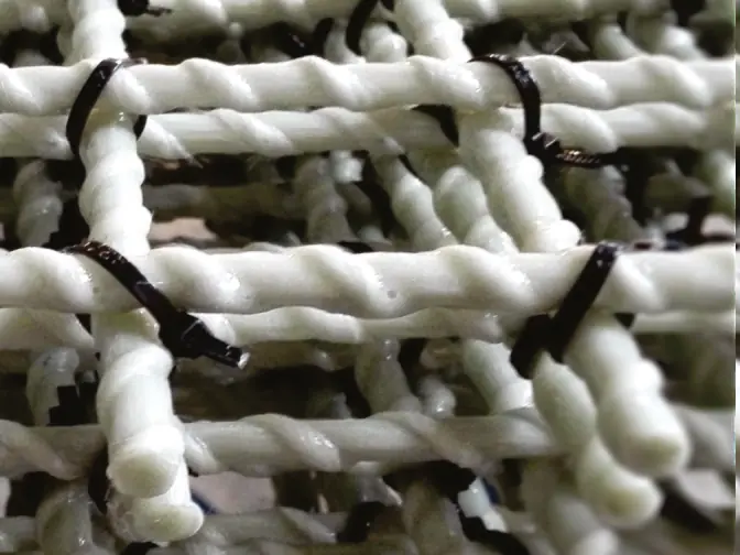 Glass-fibre reinforced polymer rebar made with vinyl ester resin